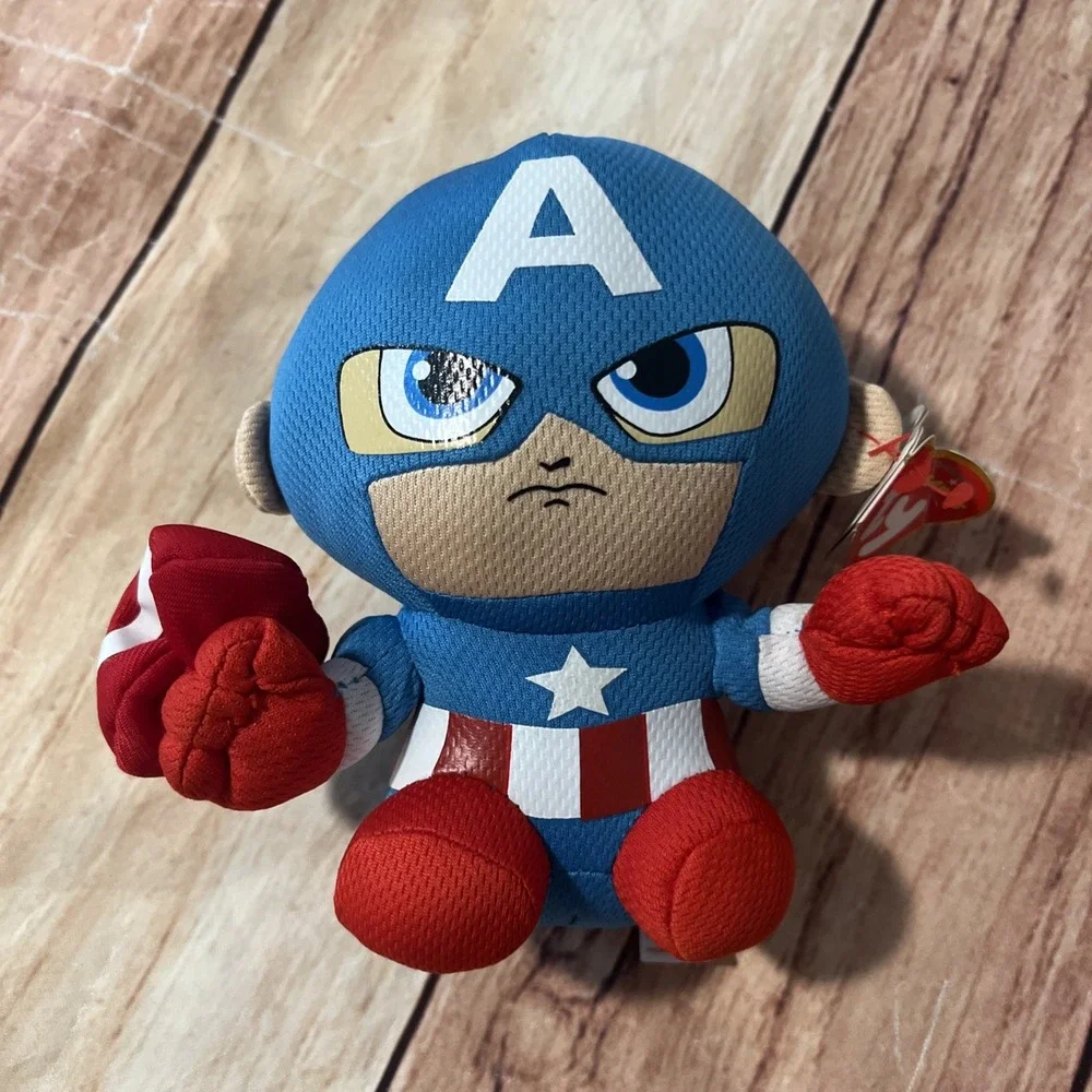 Captain America Marvel Stuffed Animal Plush Toy Doll 6